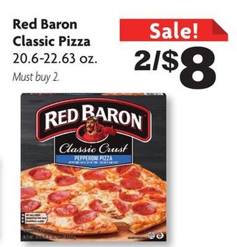 Family Dollar Red baron classic pizza offer