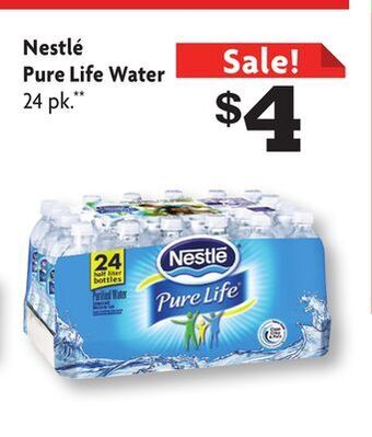 Family Dollar Nestlé pure life water offer