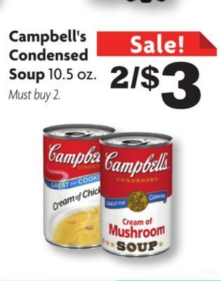 Family Dollar Campbell's condensed soup offer