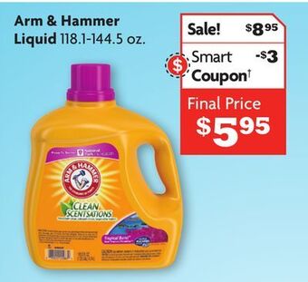 Family Dollar Arm & hammer liquid offer