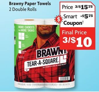 Family Dollar Brawny paper towels offer