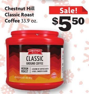 Family Dollar Chestnut hill classic roast coffee offer