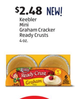 Aldi Keebler mini graham cracker ready crusts offer