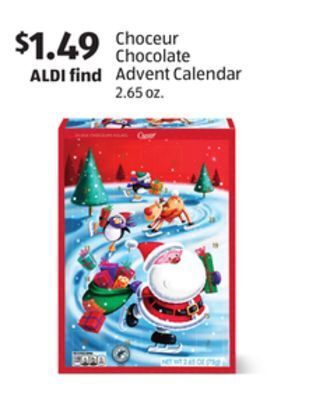 Aldi Choceur chocolate advent calendar offer