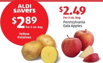 Aldi Yellow potatoes offer