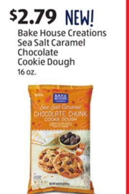 Aldi Bake house creations sea salt caramel chocolate cookie dough offer