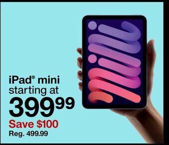 Target Ipad® mini offer