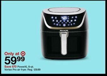 Target Powerxl 8-qt. vortex pro air fryer offer