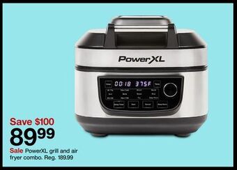 Target Powerxl grill and air fryer combo offer