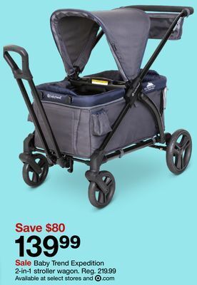 Target Baby trend expedition 2-in-1 stroller wagon offer