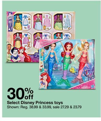 Target Select disney princess toys offer