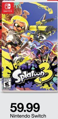 Target Splatoon 3 nintendo switch offer