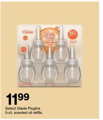 Target Select glade plugins 5-ct. scented oil refills offer