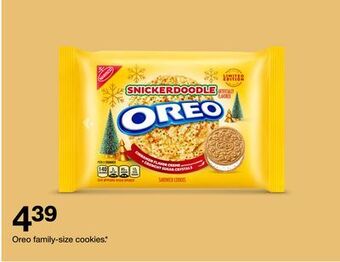Target Oreo family-size cookies.* offer