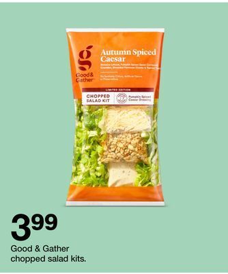 Target Good & gather chopped salad kits offer