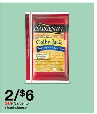 Target Sargento sliced cheese offer