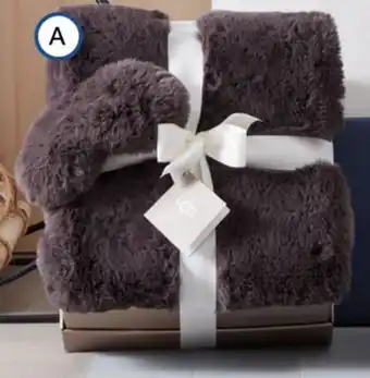 Bed Bath & Beyond Ugg® mammoth throw and eye mask gift set offer