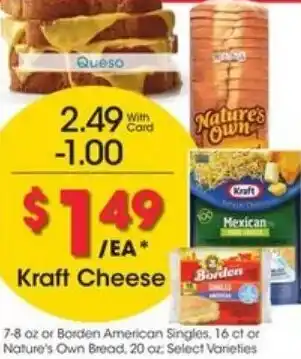 Fry's Kraft Cheese offer