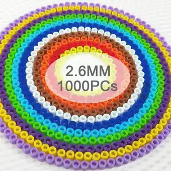 AliExpress 2.6mm mini beads 1000pcs 230colors fuse beads for kids gift hama beads diy puzzles iron beads high quality offer