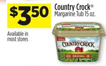 Dollar General Country crock® margarine tub offer