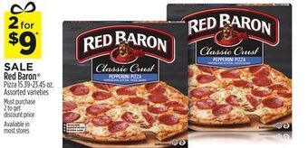 Dollar General Red baron® pizza offer