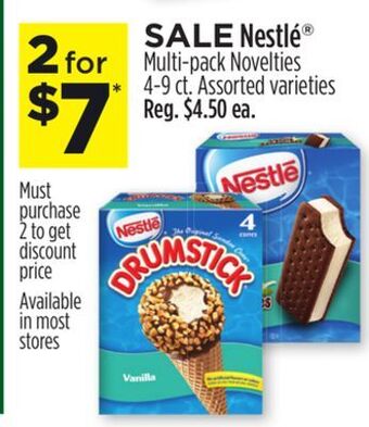 Dollar General Nestle® multi-pack novelties offer