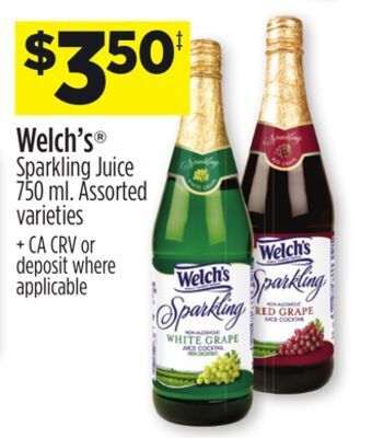 Dollar General Welch's® sparkling juice offer