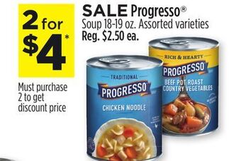 Dollar General Progresso® soup offer