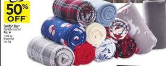 Dollar General Comfort bay® blankets offer