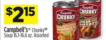 Dollar General Campbell's® chunky soup offer