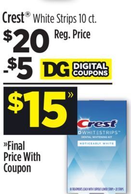 Crest® white strips