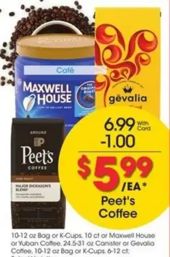 Fry's Peet's Coffee offer