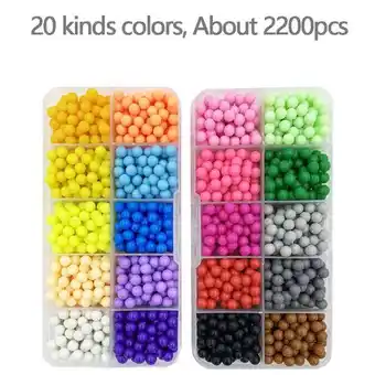 AliExpress Refill hama beads puzzle aqua magic beads diy water spray beads tool crystal ball games 3d handmade perlen toys for children offer