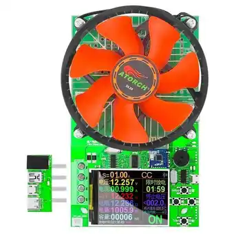 AliExpress Dl24 150w 2.4" dc usb tester electronic load 18650 car battery capacity monitor discharge charge power meter checker offer