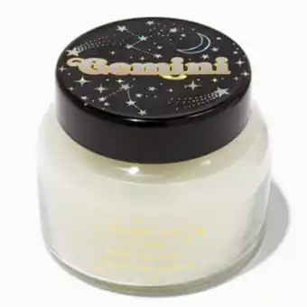 Claire's Zodiac glass jar candle - gemini offer