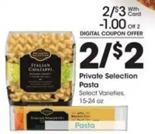 Fry's Private Selection Pasta 15-24oz offer