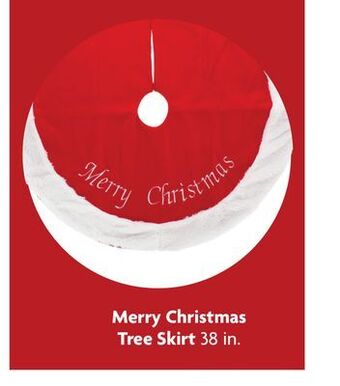 Family Dollar Christmas tree skirt offer