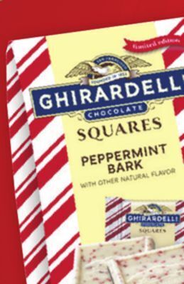 Family Dollar Ghirardelli peppermint bark bag offer