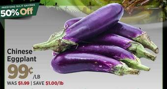 Island Pacific Market Chinese eggplant offer