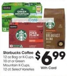 Fry's Starbucks Coffee offer