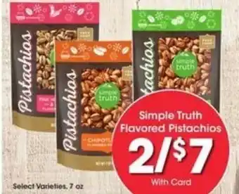 Fry's Simple Truth Flavored Pistachios offer