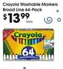 Fry's Crayola Washable Markers Broad Line offer