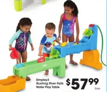Fry's Simplay3 Rushing River Falls Water Play Table offer