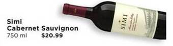 Cub Foods Simi cabernet sauvignon offer