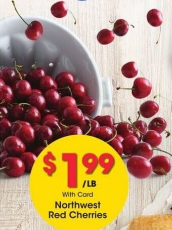 Kroger Northwest Red Cherries offer