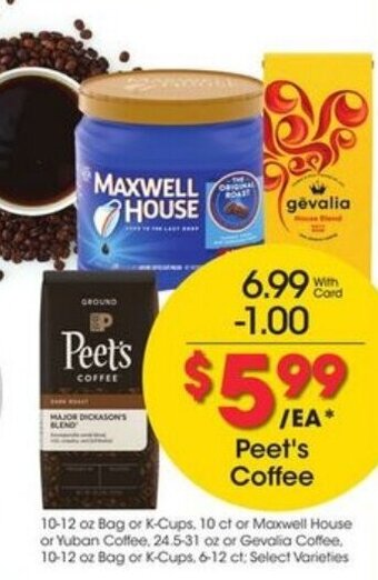 Kroger Peet's Coffee offer