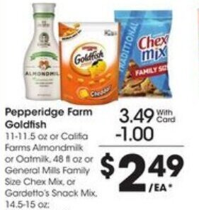 Kroger Pepperidge Farm Goldfish offer