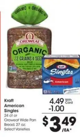 Kroger Kraft Ameican Singles offer