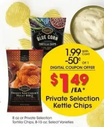 Kroger Private Selection Kettle Chips offer