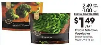 Kroger Private Selection Vegetables offer